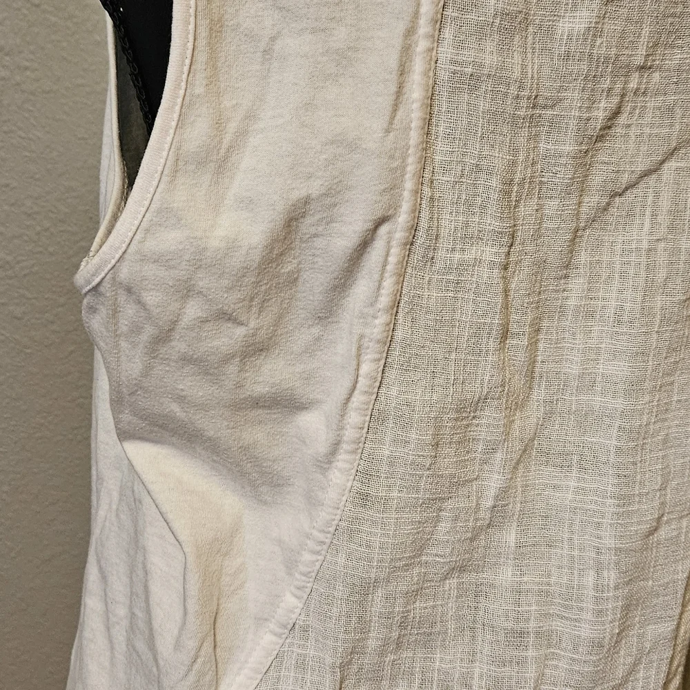 XCVI womens Large White Tank Top - Picture 4 of 7